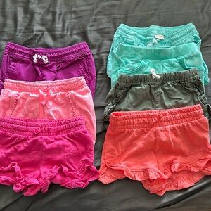Girls Jumping Beans shorts - 7 pair lot
